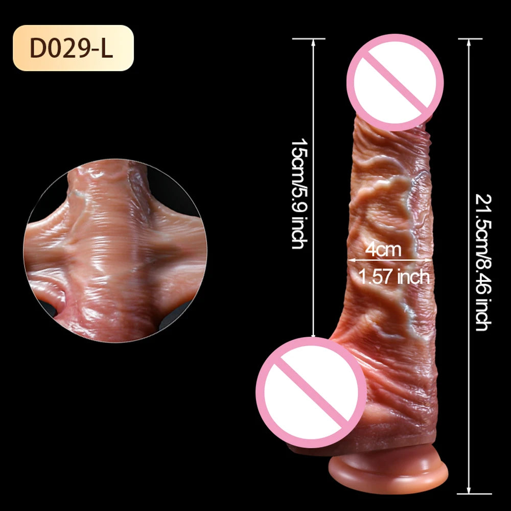 Realistic Dildo Big Penis Soft Dildos Female Masturbation Sex Toy