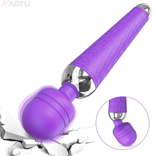 Powerful AV Vibrator Clitoris Stimulator Dildo 20 Modes